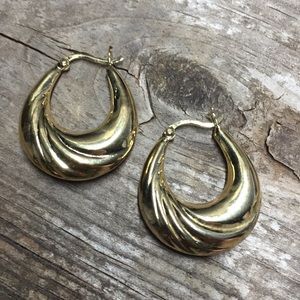 Vintage gold toned over Sterling earrings